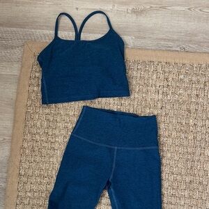 Beyond Yoga Navy Leggings Set